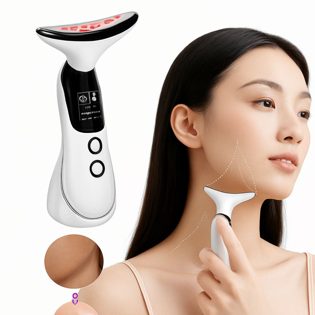 FreshAura Skin Revitalizer- Your Anti-Aging, LED Therapy & Microcurrent 7-in-1 Skincare Tool.