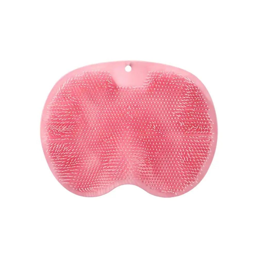 Silicone Brush for Bathroom Foot Scrubber Shower Back Scraper Cleaning Brush Exfoliate Foot Massage Wash Non-Slip Bath Mat