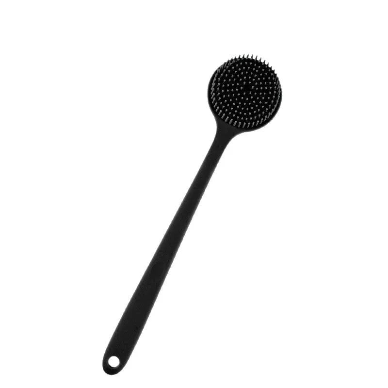 Soft Silicone Bath Brush Set with Non-Slip Handle - 1 to 4 Pieces, Easy to Clean and Ideal for Bathing
