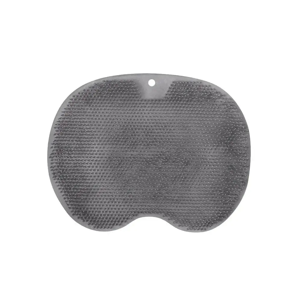 Silicone Brush for Bathroom Foot Scrubber Shower Back Scraper Cleaning Brush Exfoliate Foot Massage Wash Non-Slip Bath Mat