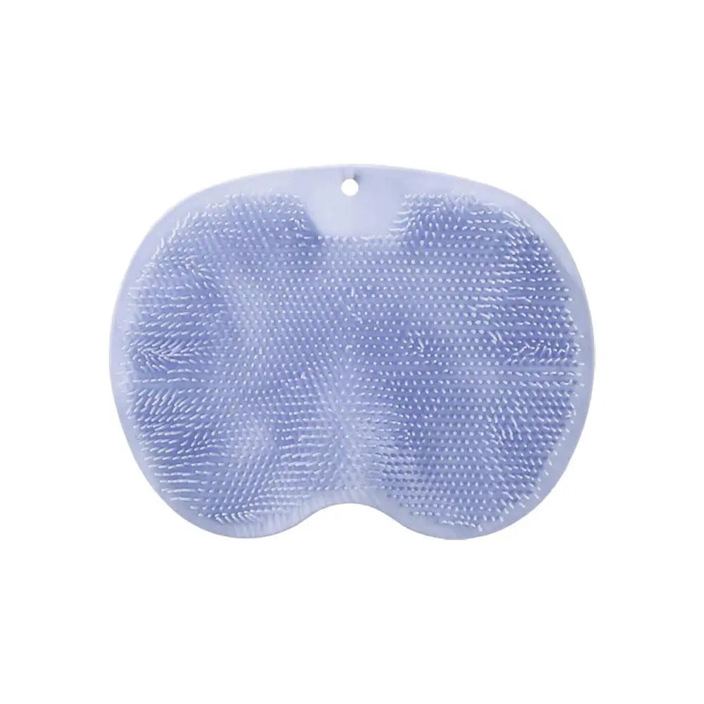 Silicone Brush for Bathroom Foot Scrubber Shower Back Scraper Cleaning Brush Exfoliate Foot Massage Wash Non-Slip Bath Mat