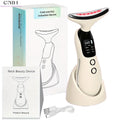 Advanced Neck and Face Rejuvenation Device with 7 Modes, 3 Suction Levels, LED Therapy, and Microcurrent Technology for Anti-Wrinkle Treatment